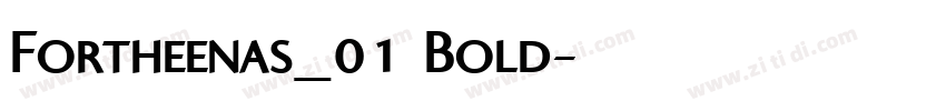 Fortheenas_01 Bold字体转换